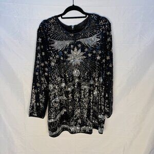 Noushka Beaded Mini Dress